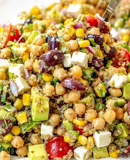 Quinoa Chickpea Salad