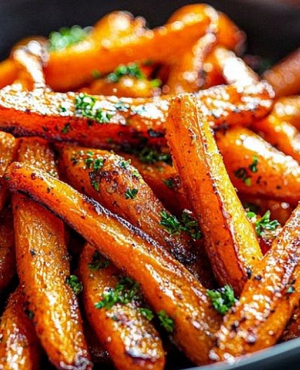Oven roasted carrots