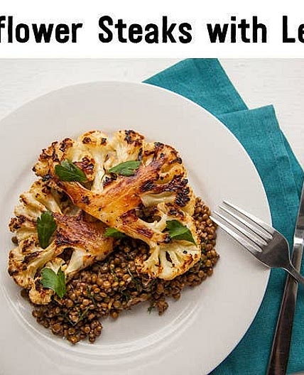 Cauliflower and Lentils