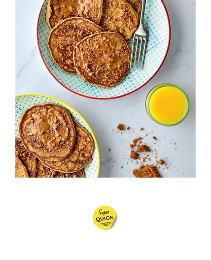 Biscoff Pancakes (Pinch of Nom)