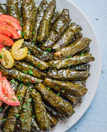 Vegetarian Stuffed Grape Leaves