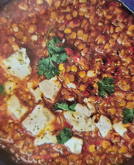 Lentil, tomato & ras el hanout soup