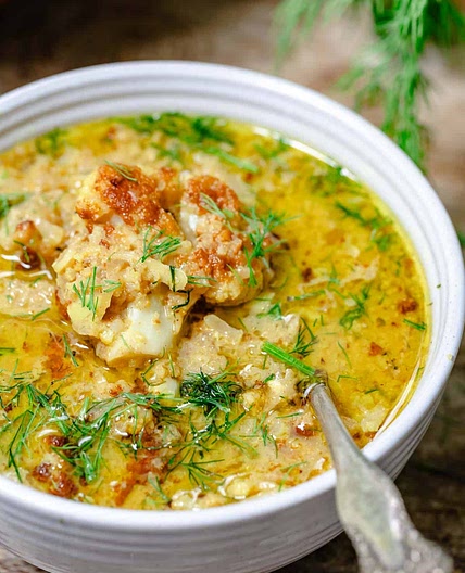 Roasted Cauliflower Soup