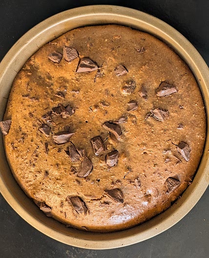 Protein Chocolate Chip Skillet Cookie