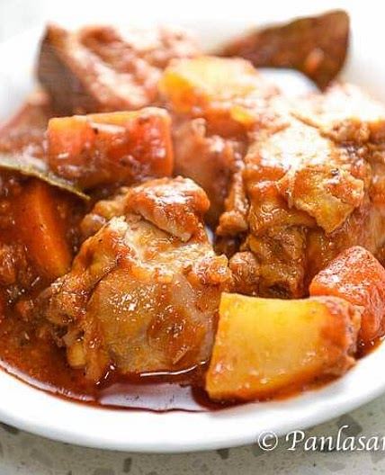 Simple Chicken Afritada