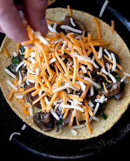 Mushroom Quesadillas