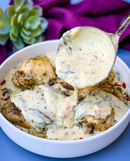 Marry Me Chicken Thighs (Tuscan Chicken)