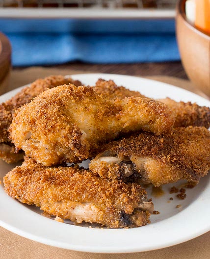 Oven-Fried Breaded Chicken Wings Recipe