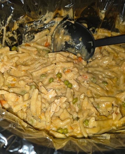 Crockpot Reames Chicken and Noodles
