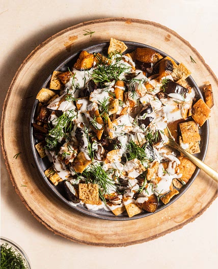 Eggplant Fatteh Recipe