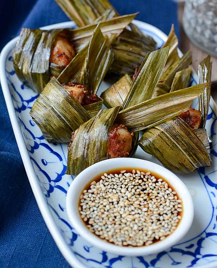 Pandan Chicken | Gai Bai Tuey | ไก่ใบเตย