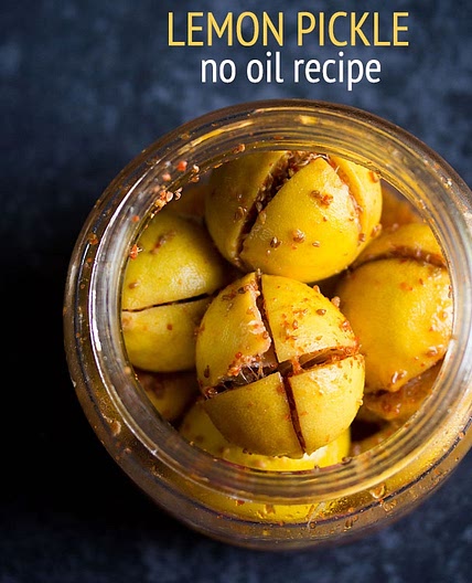 Lemon Pickle | No Oil Lime Pickle (4 Ingredients)