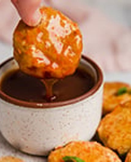 Sweet & Sour Chicken Poppers