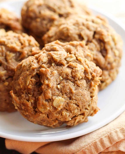 Soft Pumpkin Oatmeal Cookies (gluten-free, dairy-free option)