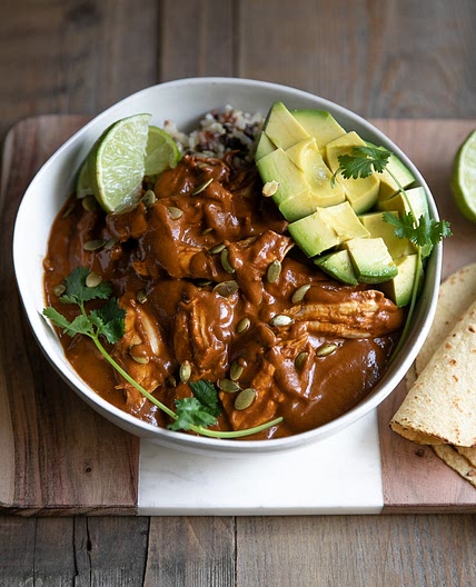 Chicken Mole with Homemade Mole Sauce
