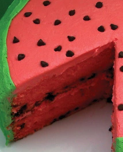 Watermelon Flavored Cake
