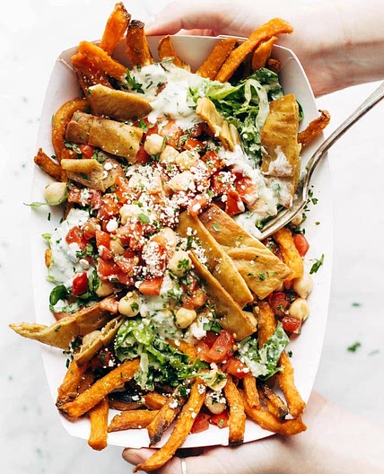 Loaded Mediterranean Street Fries