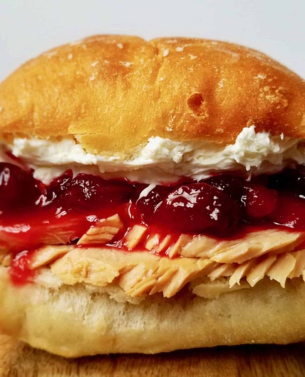 Killer Cranberry Cream Cheese Turkey Sandwich