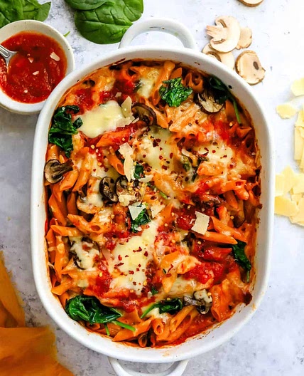 Baked Penne Pasta With Mozzarella