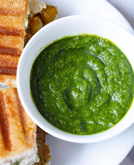 Coriander Chutney (Cilantro Chutney)