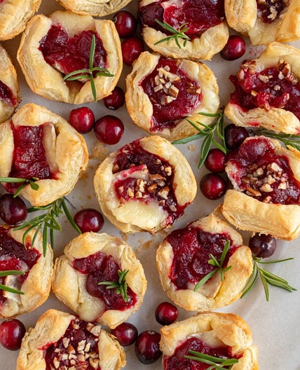 Cranberry Brie Bites