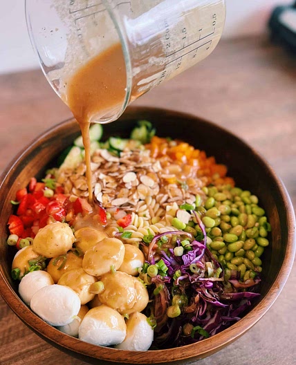 Creamy Sesame Pasta Salad