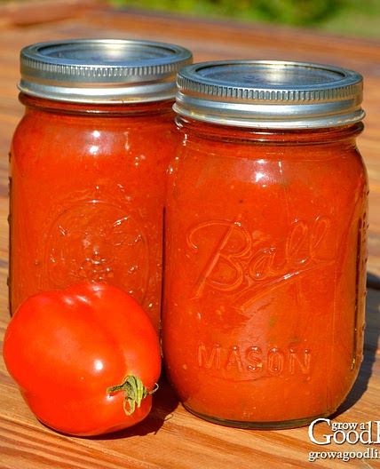 Seasoned Tomato Sauce Recipe for Canning