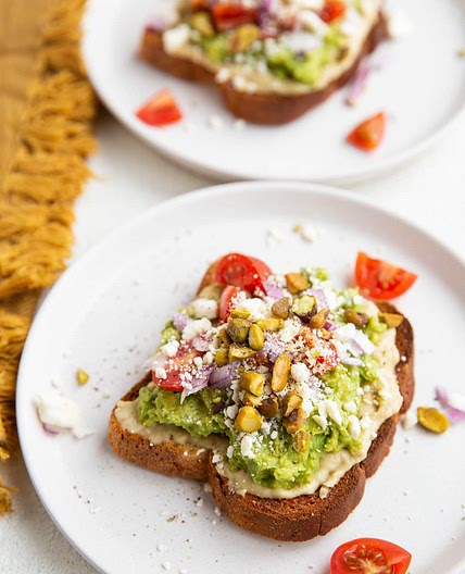 Hummus Avocado Toast