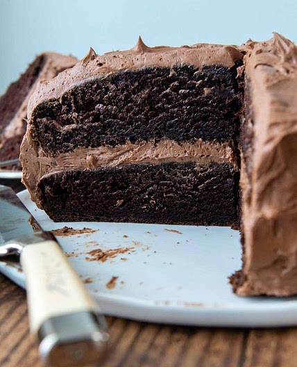 Moist Gluten-Free Chocolate Cake (One Bowl!)
