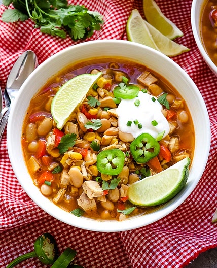 Healthy White Chicken Chili