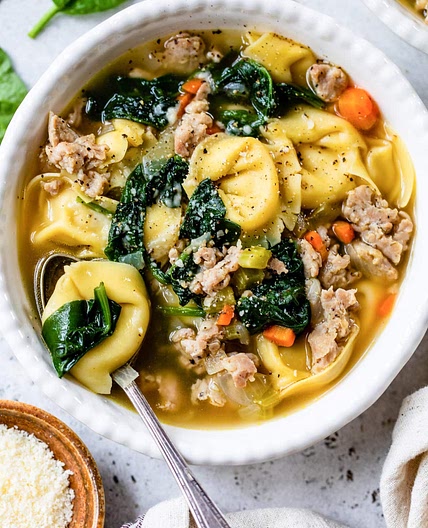 Sausage Tortellini Soup