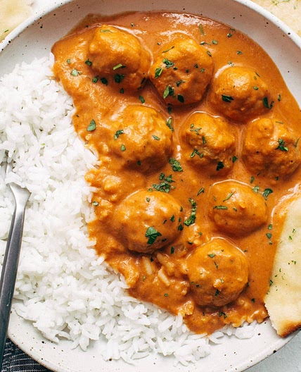 Butter Chicken Meatballs