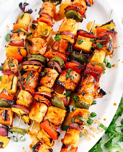Hawaiian Chicken Kabobs