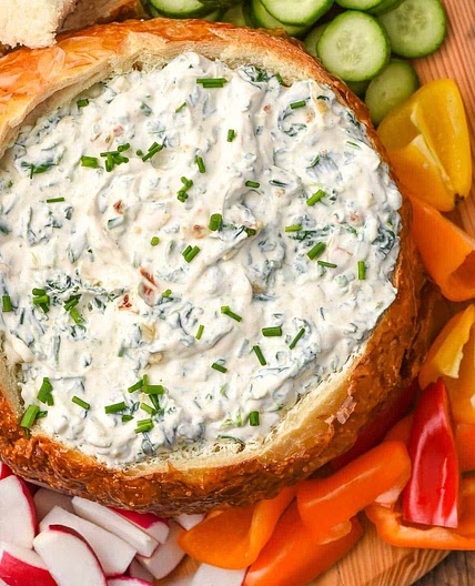 Knorr Spinach Dip Recipe (Served in a Bread Bowl!)