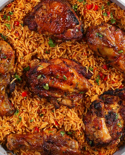 Coconut Curry Rice with Grilled Chicken