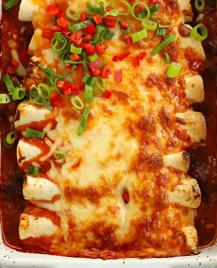 Beef Enchiladas {Easy Cheesy Recipe!}