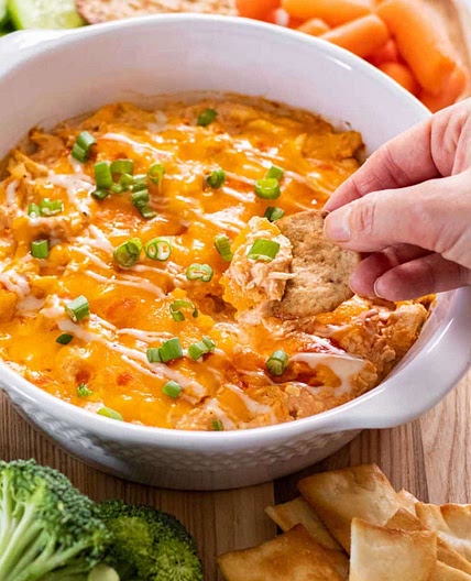 Healthy Buffalo Chicken Dip