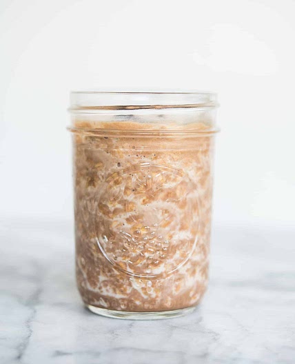 Chocolate Peanut Butter Overnight Oats