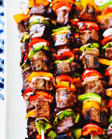 Grilled Steak Kebabs