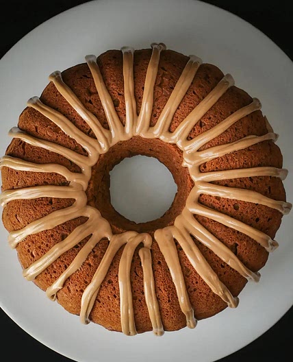 Pumpkin Bundt Cake with Maple Glaze
