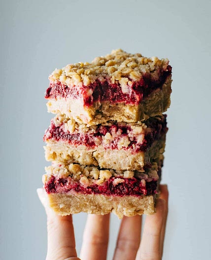 Raspberry Crumble Bars