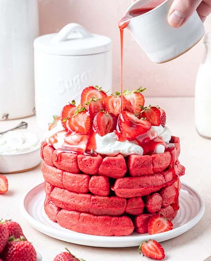 Strawberry Waffles