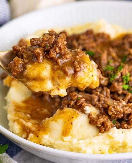 Ground Beef and Gravy (+Video)