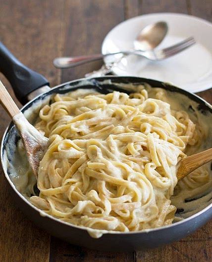 Healthy Fettuccine Alfredo