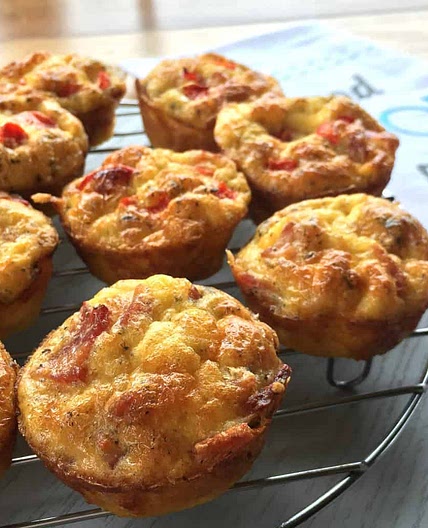 Mini Crustless Quiche