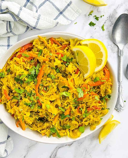 Curried Cabbage Stir Fry