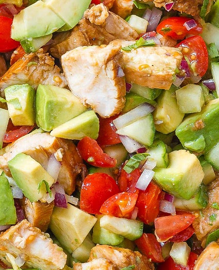 Healthy Avocado Chicken Salad