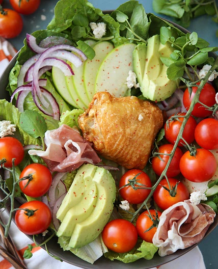 Honey Mustard Crispy Chicken Salad