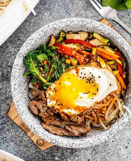 Bibimbap (Korean Rice Bowl)