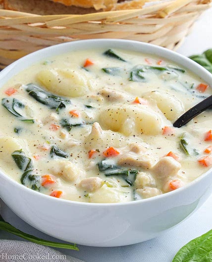Creamy Chicken and Gnocchi Soup